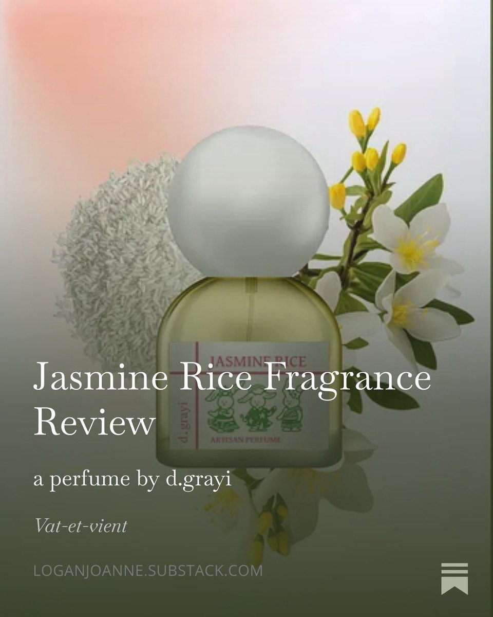 LoganJ0anne's tweet photo. Love a gourmand? Love rice and niche fragrance? Check out my review 

https://t.co/wAzwJqONBp https://t.co/5SyisFiyJz