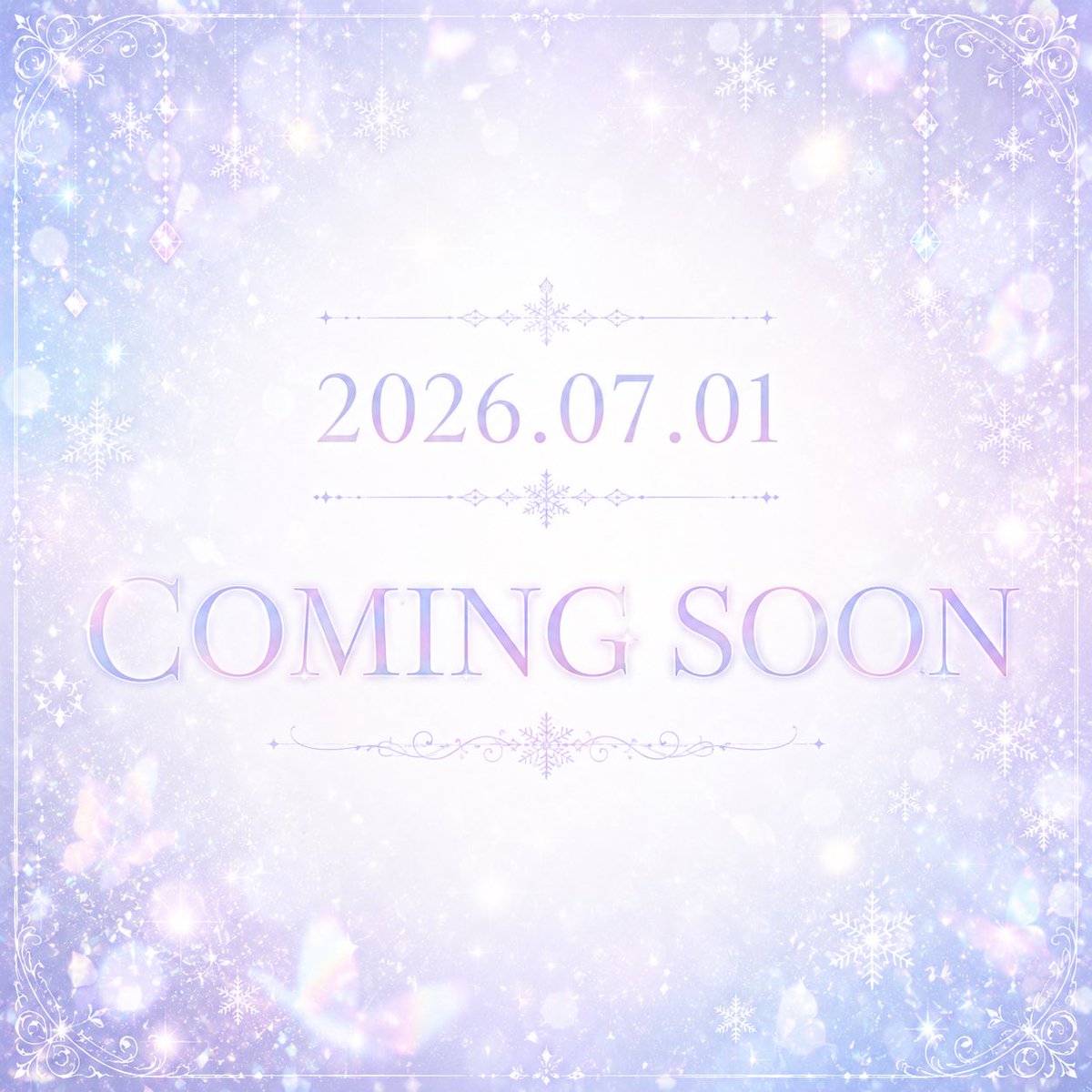 Luce_24_'s tweet photo. ❄️𝐂𝐎𝐌𝐈𝐍𝐆 𝐒𝐎𝐎𝐍❄️

この冬、9つの想いがひとつになる――。

2026.07.01  冬に向けてのお知らせがあります

少しずつ情報解禁予定です🫧

どうぞお楽しみに。✨ https://t.co/OfF3yza9yj