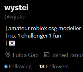 wystei's tweet photo. thanks you for 13 followers https://t.co/fhuZhOMGBl