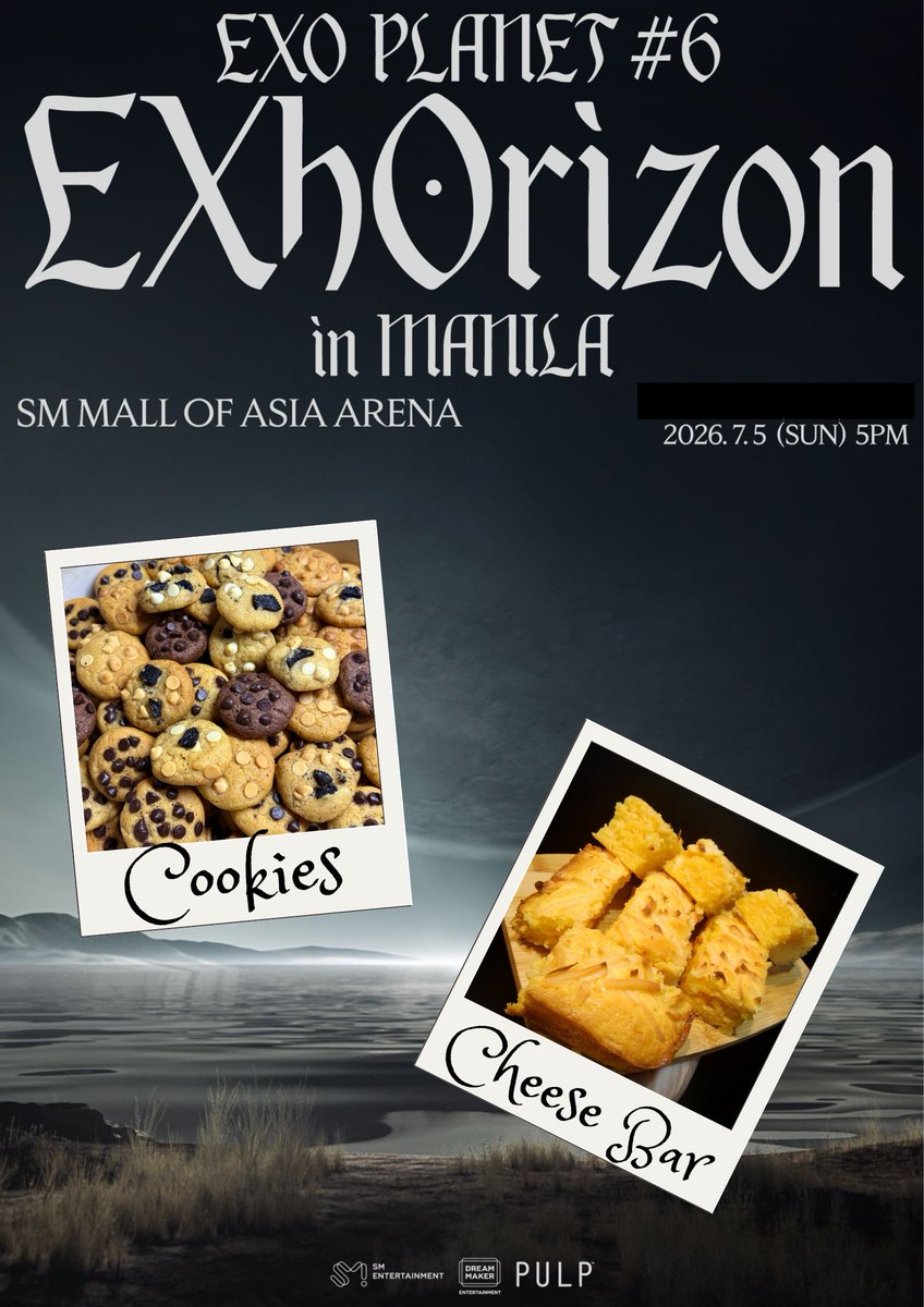 pls_dontmind's tweet photo. EXO PLANET #6 - EXhOrizon in MANILA 👑

Since I can't do any creative stuff other than baking, this is the only freebie I can offer🙆‍♀️

✨️ Will give randomly 
✨️ Like &amp; RT (appreciated)
✨️ DM for Trades
📍 TBA
📅 D2 July 05, 2026

#EXO #엑소 #weareoneEXO #EXhOrizoninMANILA https://t.co/WY7GgWQkbg