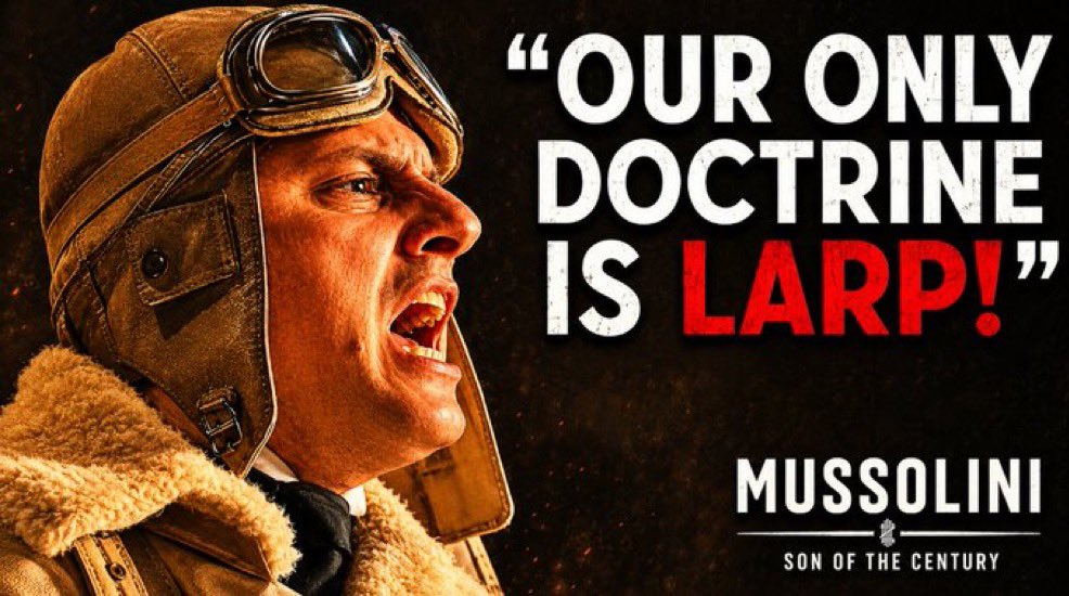 mojorisn75's tweet photo. >God-fearing Christian Fascist
>Shows Mussolini https://t.co/NyyupAK7OE
