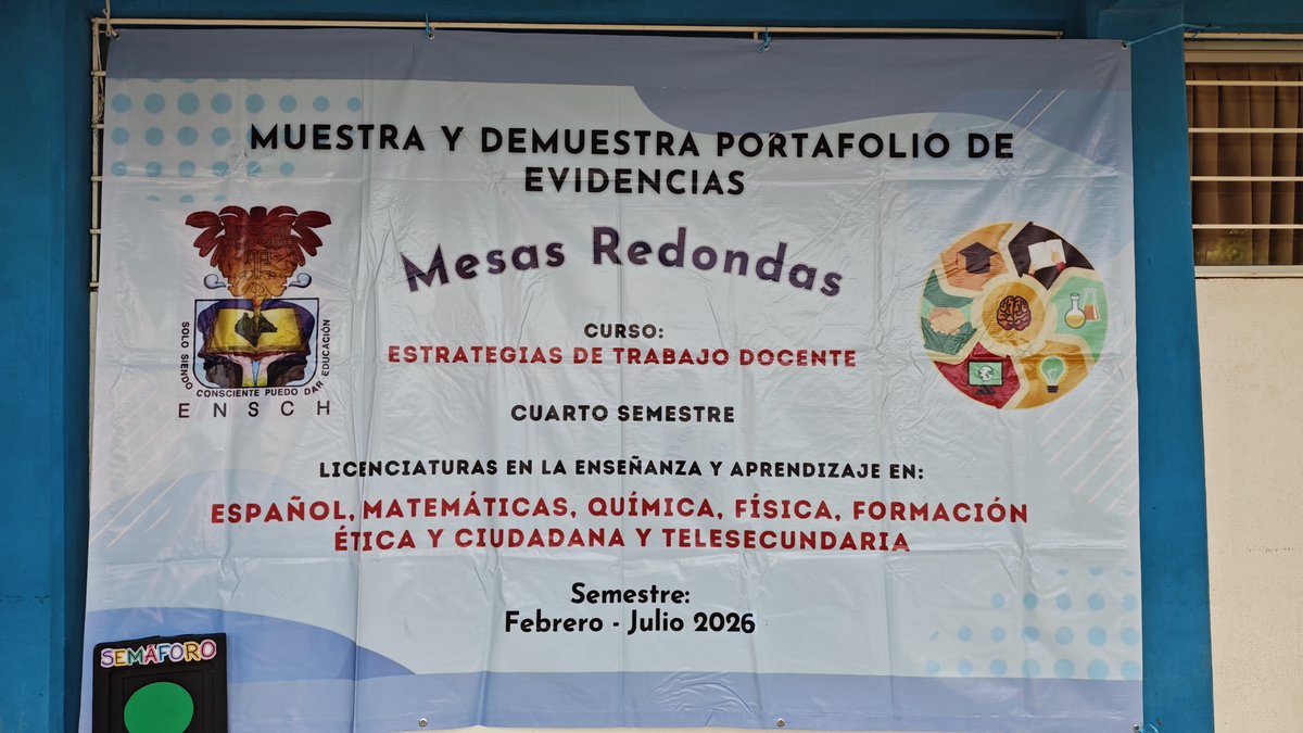 ENSCHoficial's tweet photo. Hoy inicia la programación de exámenes finales de 2°, 4° y 6° semestre en la Escuela Normal Superior de Chiapas.

Éxito a todas y todos los estudiantes en este proceso académico.

#ENSCH #ExámenesFinales https://t.co/oeIJXzmB46