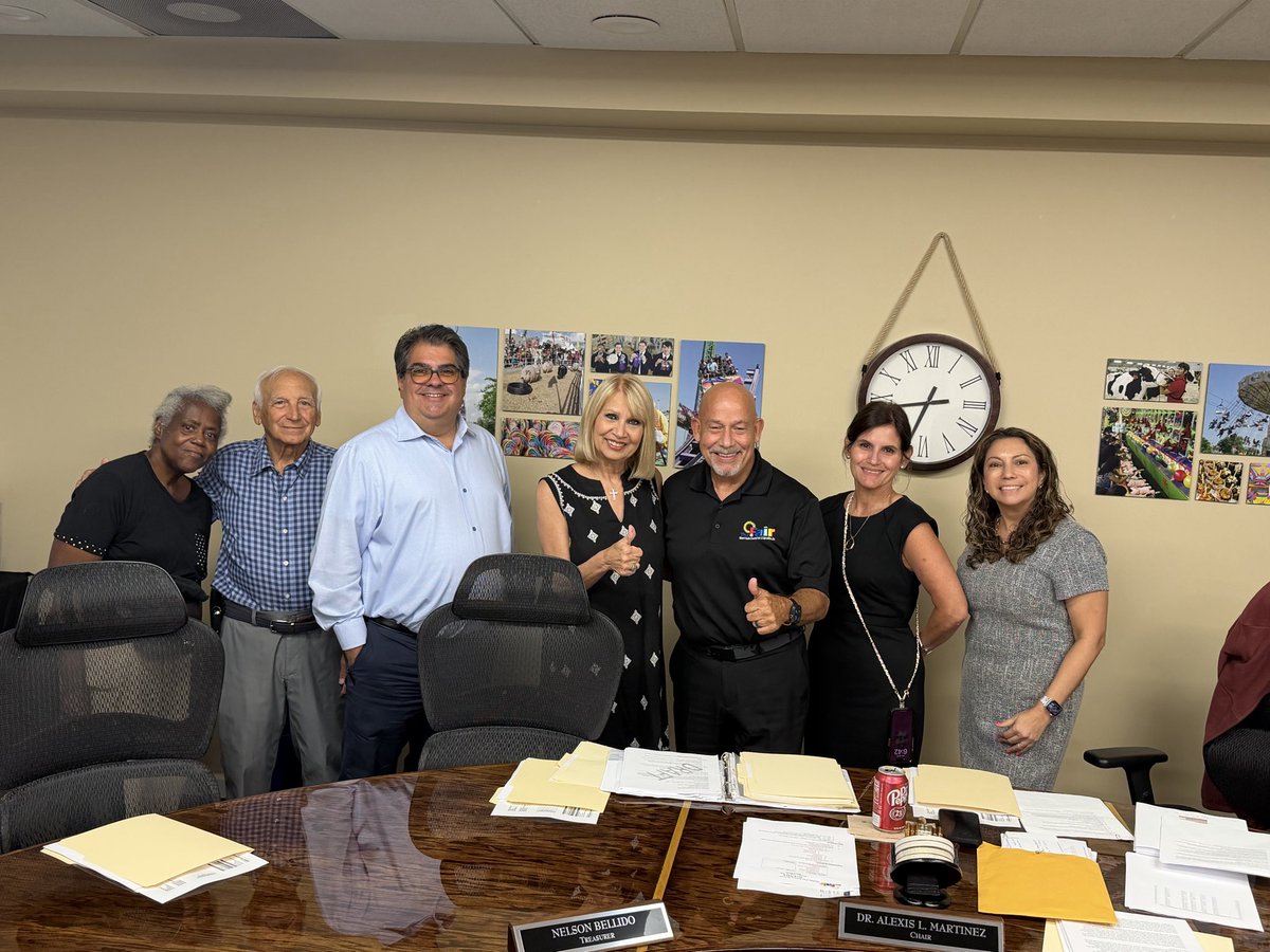 MariTereMDCPS's tweet photo. Wrapping up the evening at our monthly Fair Board of Directors meeting. Grateful for the opportunity to collaborate with dedicated leaders committed to the continued success and growth of our Fair. https://t.co/BIz5gnqaL3