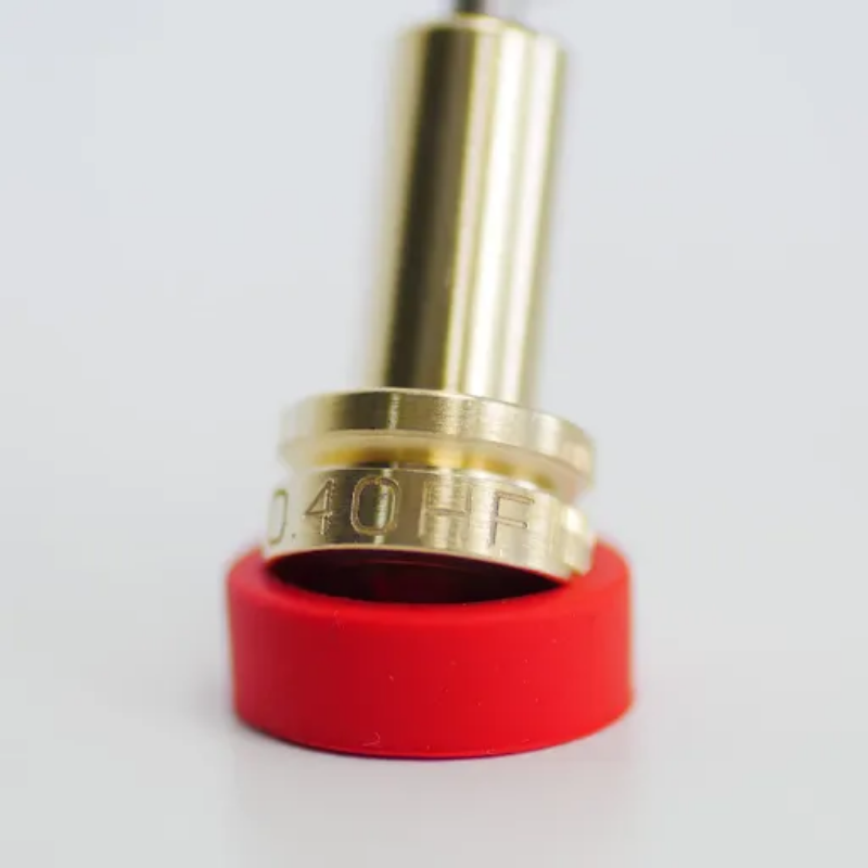 MatterHackers's tweet photo. The E3D RapidChange Revo High Flow Brass Nozzle boosts your print speed with optimized internal geometry and increased flow rate. Tool-free swaps, sizes from 0.4mm to 1.4mm, and full Revo ecosystem compatibility. Print faster, waste less time.

Shop Now → https://t.co/YsItiLzjKr
#MatterHackers