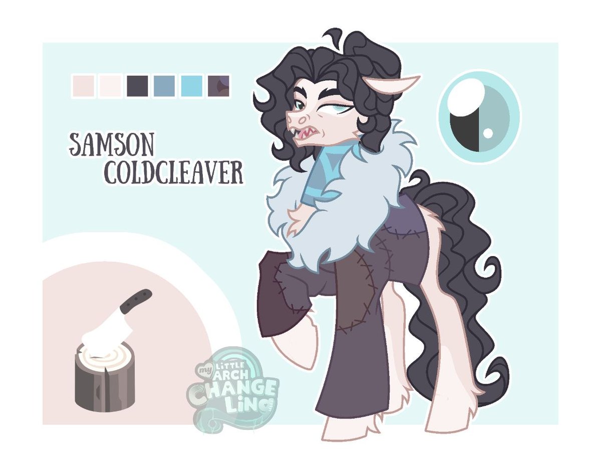 handra___'s tweet photo. Redrawing an old Samson reference

#mylittlepony #mlp #ponyvirus https://t.co/uMnV6BAeZc