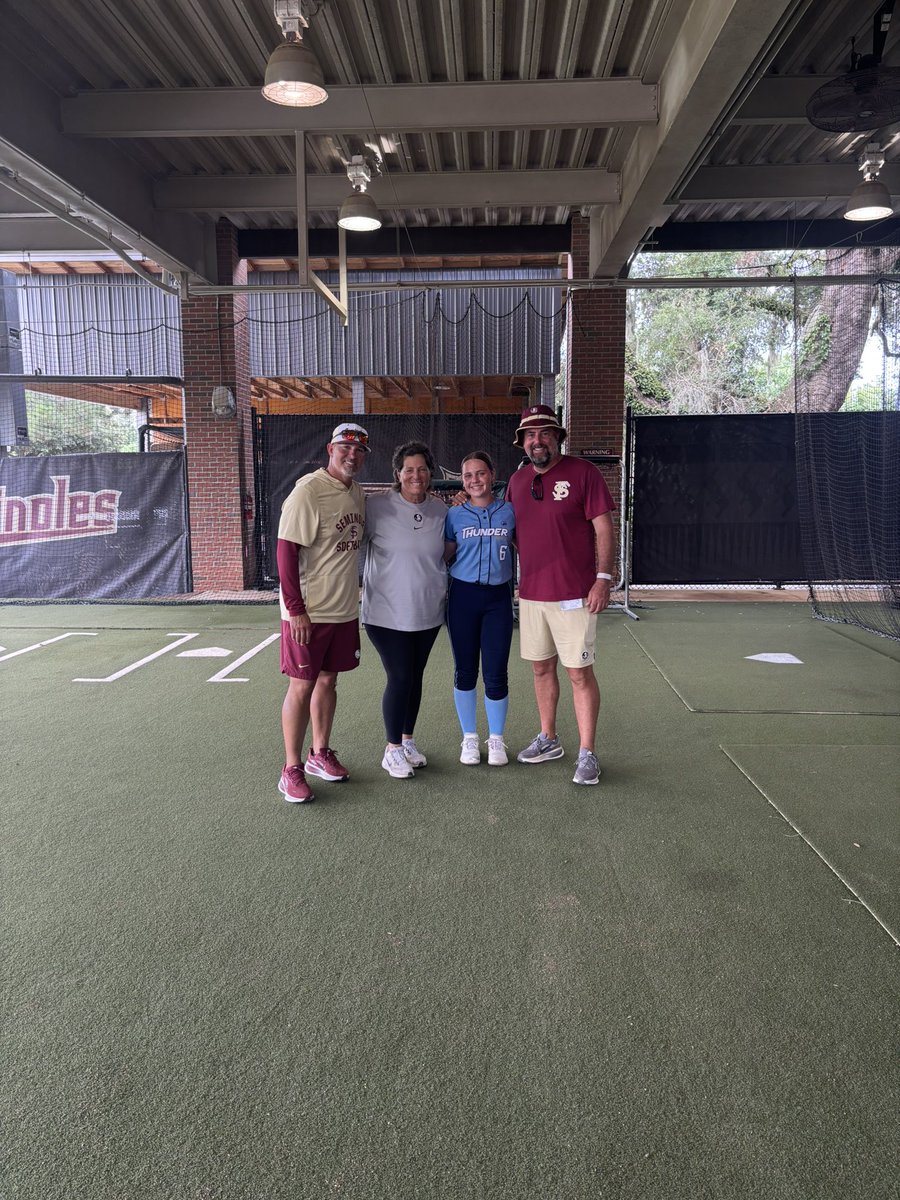 Aud_Sprague2031's tweet photo. Had the best time at @FSU_Softball camp today! I’m so thankful for the input I got from all of the coaches and can’t wait to put it to use! I’m honored to have been able to work with such knowledgeable coaches! Thank you for making this such a great camp and experience! #gonoles 
@Coach_Alameda @TCam_FSUSB @FSU_CoachWilson @RITG_14u @jcoupal @thunderjam134 @BobRossiRITG @LineDsoftball @SoftbalAmerica @TopPreps @los_stuff @SunilSportsNews @UWAA_United @IHartFastpitch @SBRRetweets