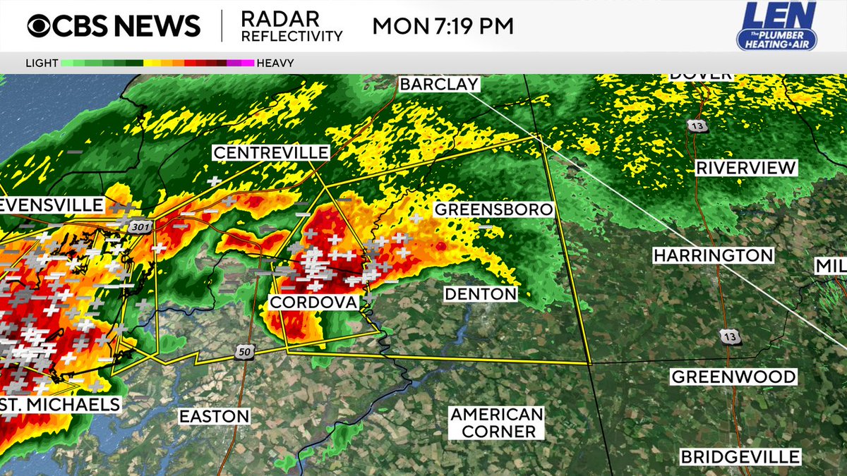 _rachaeltv's tweet photo. Severe thunderstorm warning has been issued in our area until 22 Jun 8:00PM . 

This storm may produce damaging winds and/or hail. Stay indoors until the storm has passed. #mdwx #wjz @wjz https://t.co/w4p7eG7uXh