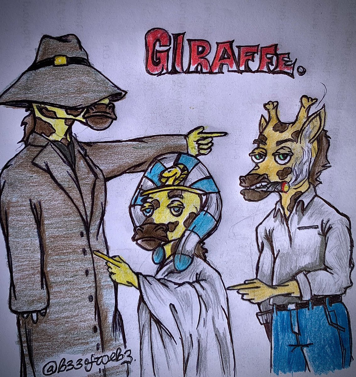 B33ofweb3's tweet photo. Got my application in for @g1raffe_ 

I also decided to make a hand drawn art for the project and hope the team loves it as much as I enjoyed making it. 🙏 https://t.co/iuGUSBllUF