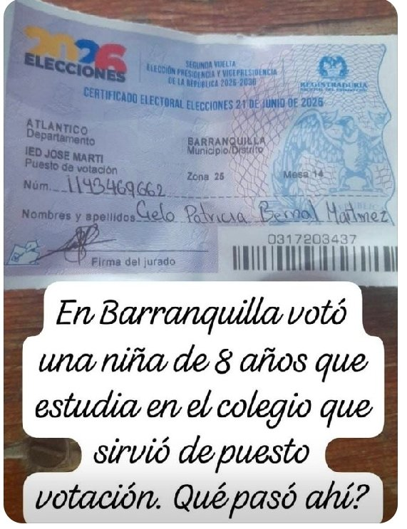 MontezChef's tweet photo. @LevyRincon Que se podía esperar de la derecha que no bastándole haciendo votar a los muertos ahora ponen a votar a los niños https://t.co/vhkdpzvweG