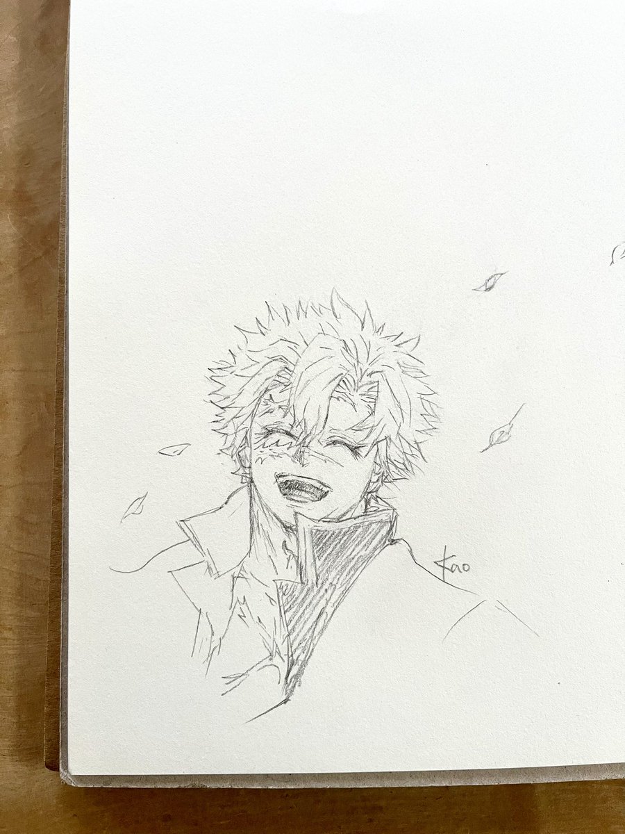 kao07642656's tweet photo. 自分があんまり笑えない日は、せめて🍃に笑ってて貰おうと描いたらくがき✏️ https://t.co/Zdi7rJvpXg