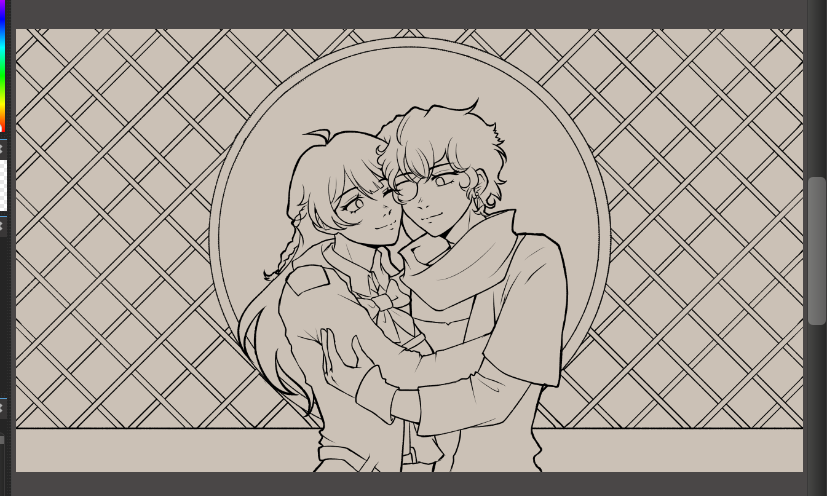 Sidget_Fpinner's tweet photo. Base lineart done! One step closer to the final product. 
Coloring and rendering is the most fun part for me, but definitely the most time-consuming. Anddd I haven't decided what kind of lighting to do yet :') https://t.co/MrWS1eYkoy