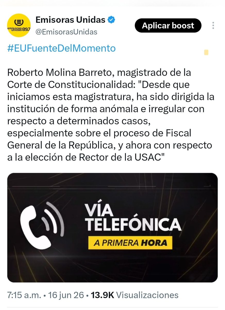 CAidaIbarra's tweet photo. El 4 veces magistrado de la CC, don Molina Barreto, anda de gira de medios.
Sin embargo, no creo que se despeje la bruma que lo envuelve.
😬 https://t.co/KsJlOG6Utc