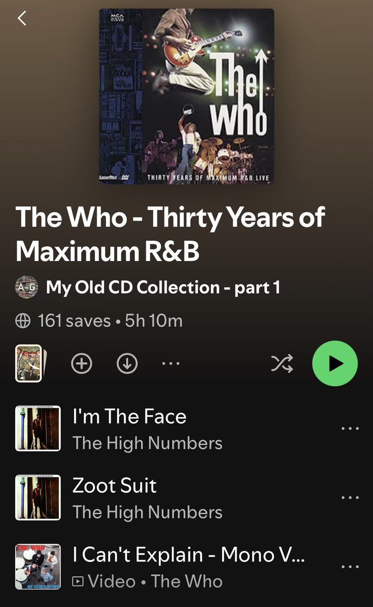 WhoRU515's tweet photo. @RockNRoLL_85 The Who “30 Years of Maximum R&amp;B” 4 cd box set https://t.co/KSZ65Ij9Sn #FaveGreatestHits https://t.co/YSjav9mk7k