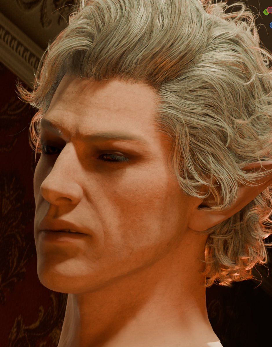 DoloresLee_'s tweet photo. I scrolling through some old WIP screenshots from earlier projects.

Oh my, his physique is insane,and that chest? Absolutely massive.❤️‍🔥🥰😍I just wanna reach out and give it a squeeze.

#BaldursGate3 #BG3 #Astarion https://t.co/zlzAAq0jxD