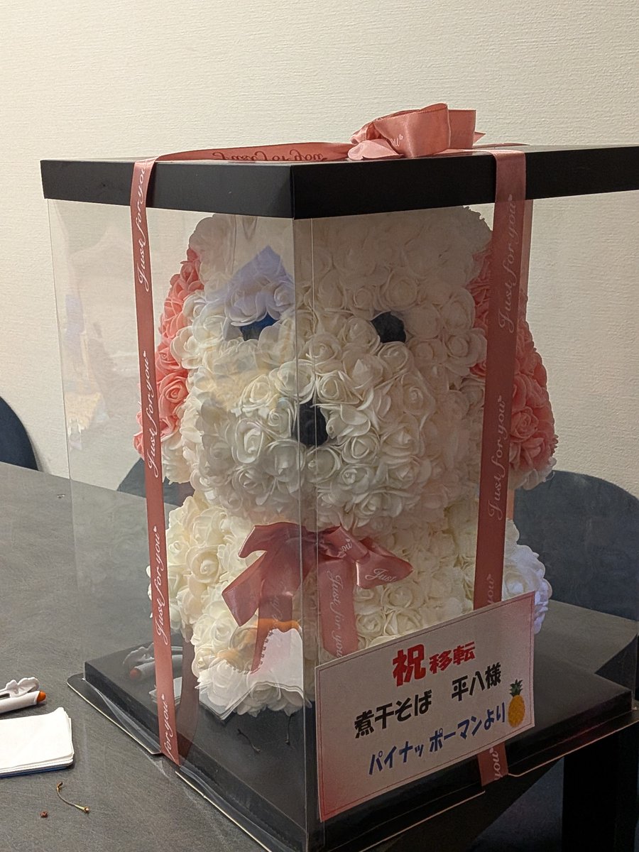 ブリザーブドフラワーのワンちゃんfrom🍍 巨大ビューティー成果！from