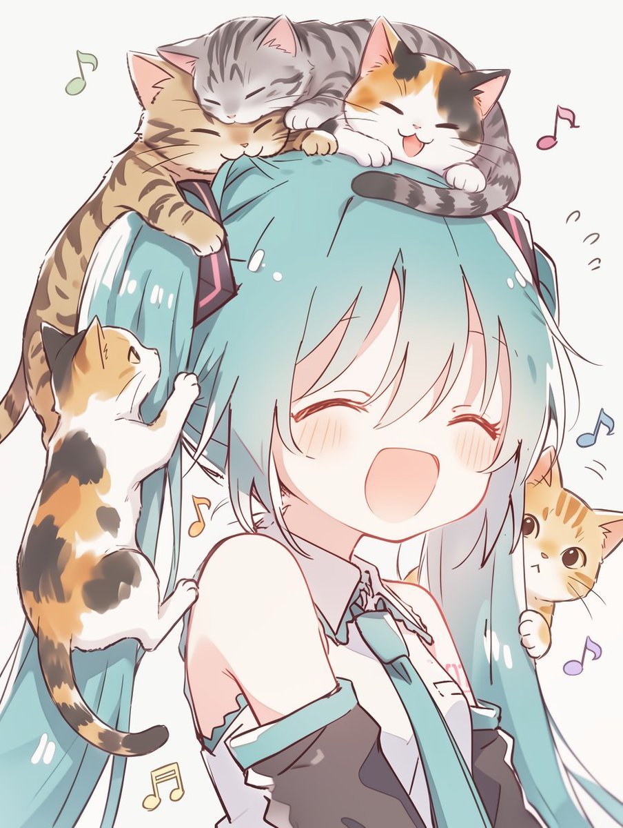 mirute3939's tweet photo. Tiny climb party🎵🐾💕
#初音ミク https://t.co/wbFpozZ3nV