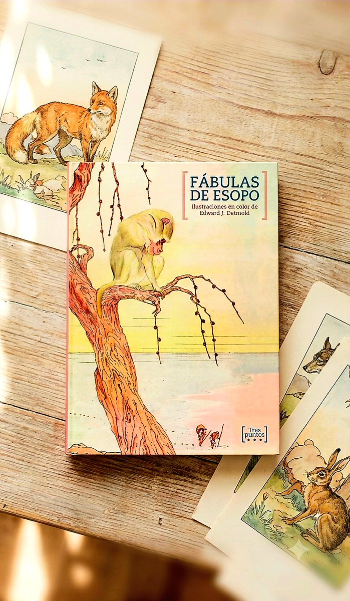 TajamarEd's tweet photo. 🦊Fábulas de Esopo con las magníficas ilustraciones de Edward J. Detmold 

"Las palabras con las que se teje una fábula no importan tanto como el sentido que se oculta bajo ellas."

"Historias simples con verdades eternas.

"Esopo disfrazó la verdad para que pudiera entrar en cualquier mente".

 "El reflejo más sabio de la naturaleza humana visto a través del reino animal".
@TajamarEd 
@Trespuntosed