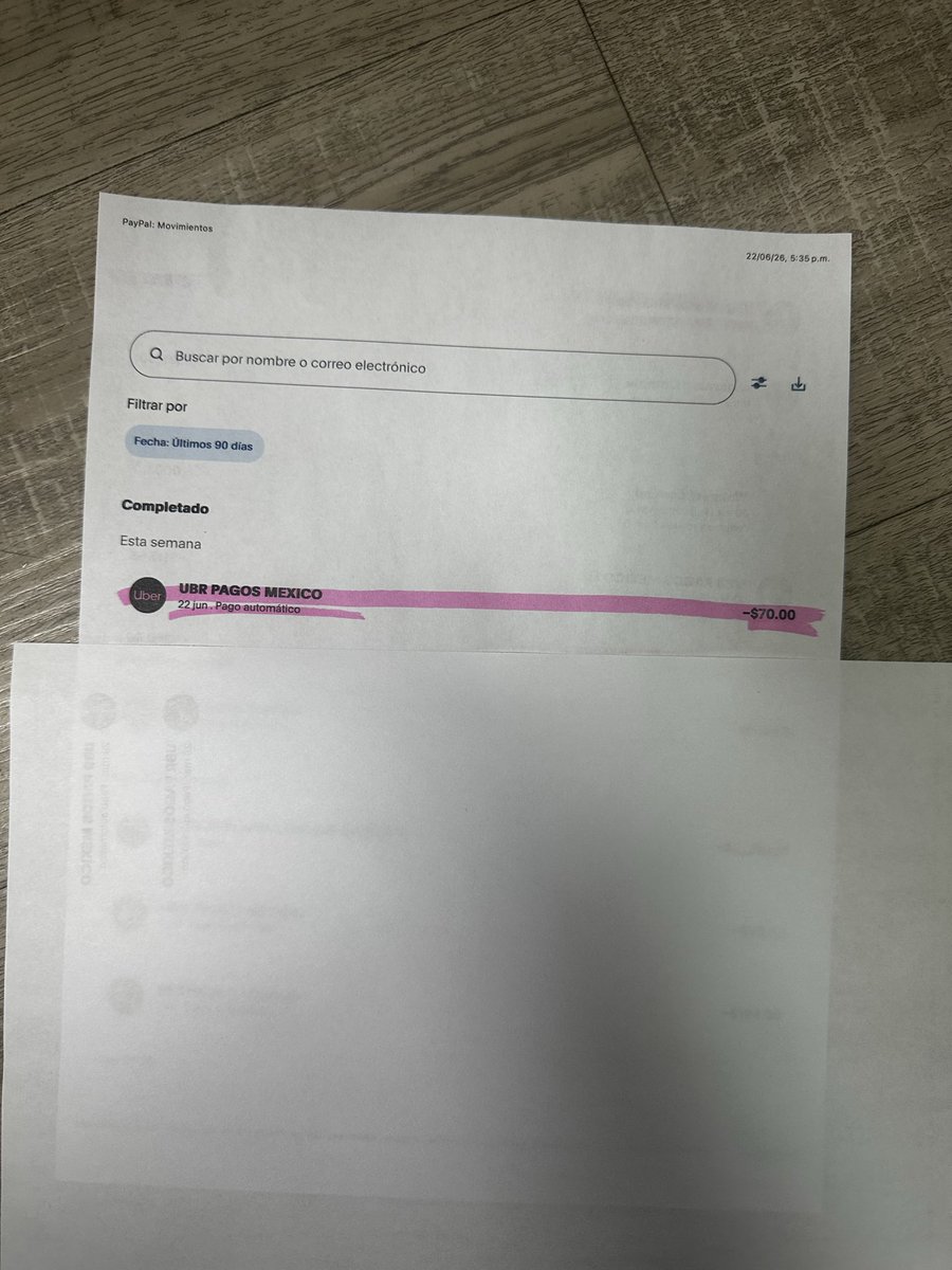 wernerdamm's tweet photo. @Uber_MEX @Uber_Support Aquí los 3 últimos cargos70 pesos cada día 22 https://t.co/LGKXgj0t02