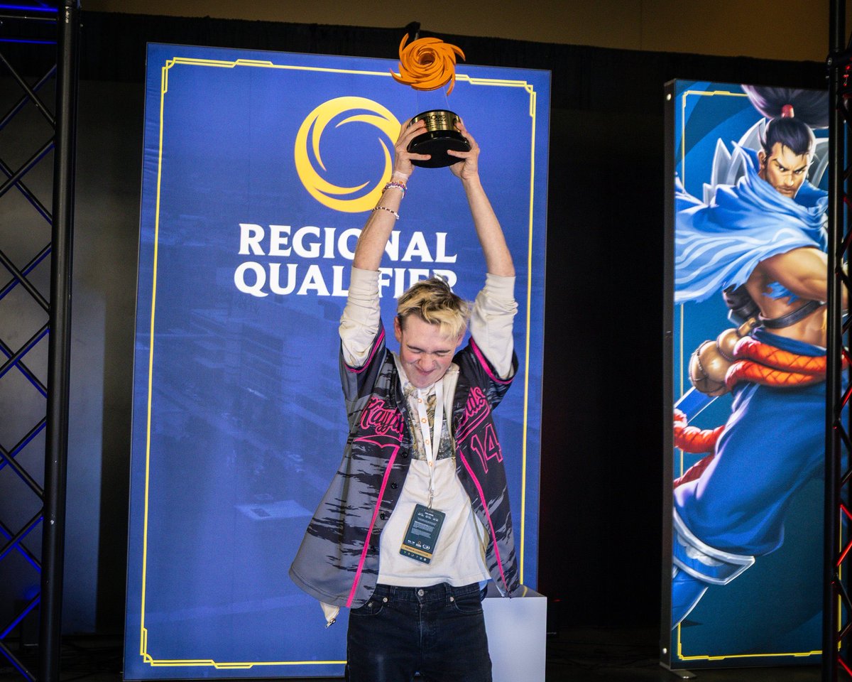 kayfabecardsllc's tweet photo. He runs our store, he buys your cards, and he is the Riftbound Hartford Regional Qualifier WINNER! 

Congratulations @KaChowFactor on your victory this weekend in Connecticut. All of us here at Kayfabe could not be more proud of you! https://t.co/QqIZ8mKTEG