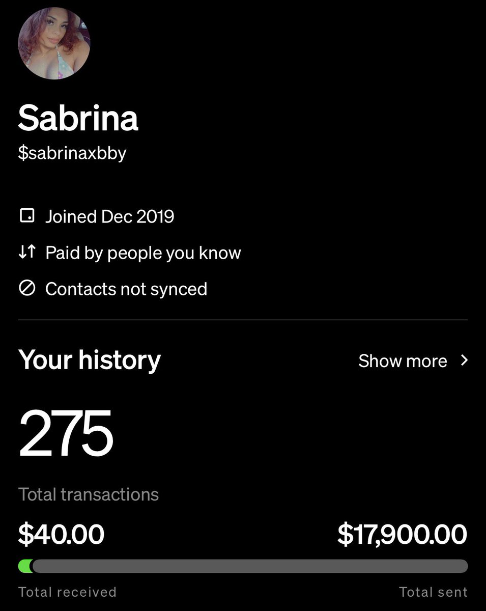 SabrinasWallet's tweet photo. Just 6 months of serving she said, BM with her is so safe she said. 

3 years later.

@Sabrinaxsinz has ruined me 😭 https://t.co/fcY6xP34fp
