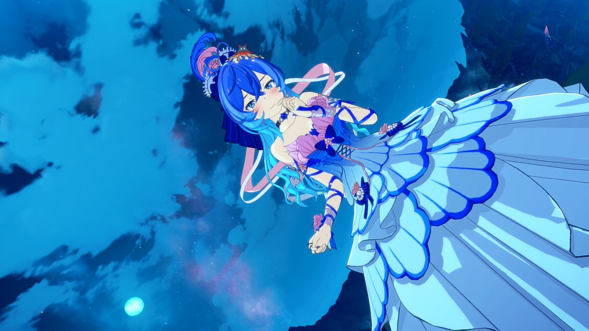 DolStar00's tweet photo. ふと星空が綺麗だと撮ろうとしていじってみたら
思った以上に空模様が変わっていた
雲は二層で構成されてて光の当て具合の変化がすごかった
#スタレゾ #スタレゾSS https://t.co/phfWTL75a9