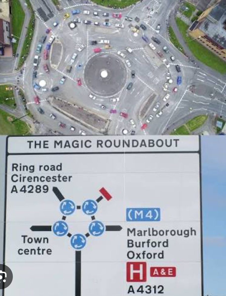 cryptostanley1's tweet photo. @bankertobuilder The American mind cannot comprehend the magic roundabout https://t.co/dtXH92j3hJ