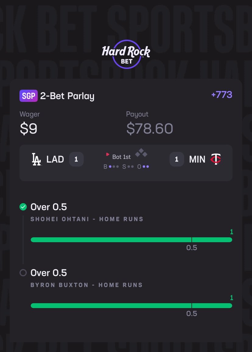 1R_HS's tweet photo. @HomeRunPredict very easy, sucks I didn’t put this in when it was +1000. I was waiting for all the data to come in 😭 https://t.co/Z8bsBRzMFe