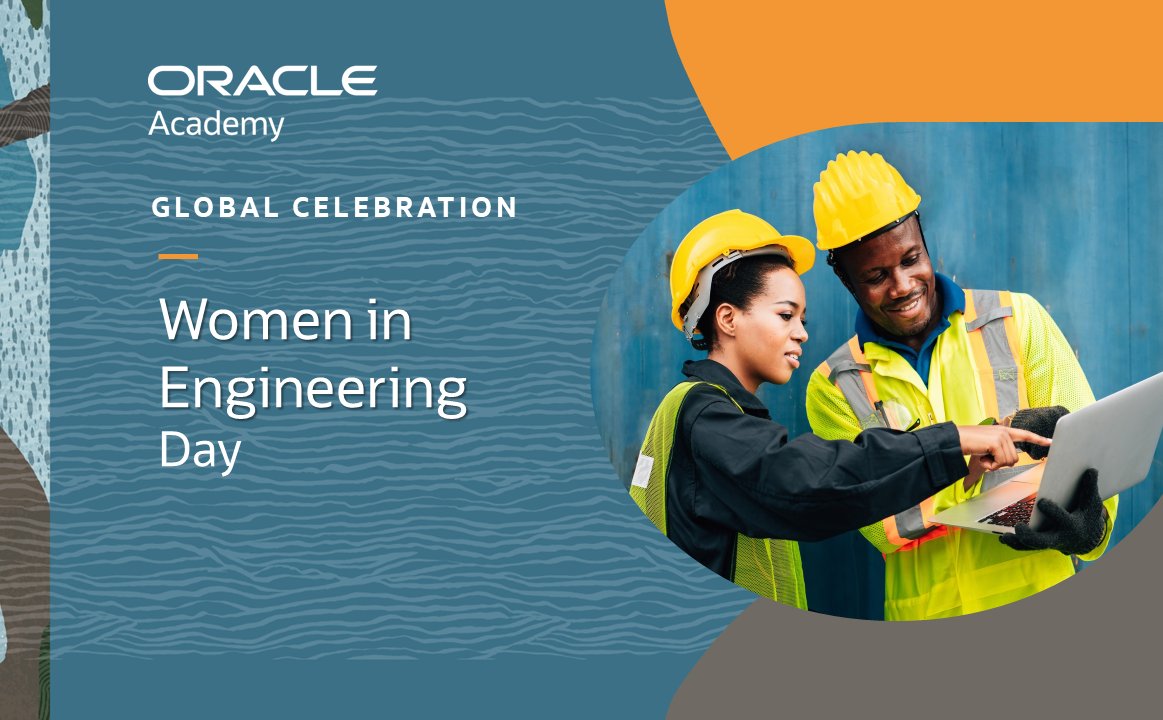OracleAcademy's tweet photo. Today we celebrate International Women in #Engineering Day, honoring the achievements of women engineers and raising awareness about #STEM #careers to inspire the next generation. Learn about our free @Oracle #Primavera teaching and learning resources! 

https://t.co/wFDCNjymsj https://t.co/nCIbYcxIFc