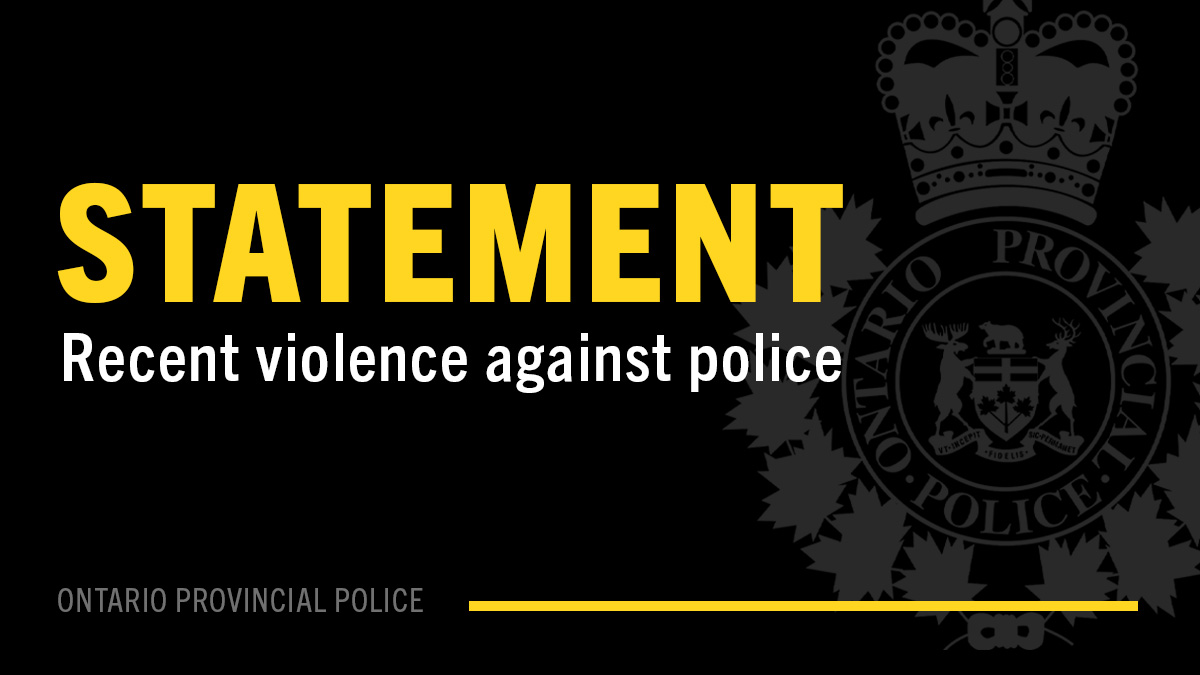Statement: Recent violence against police