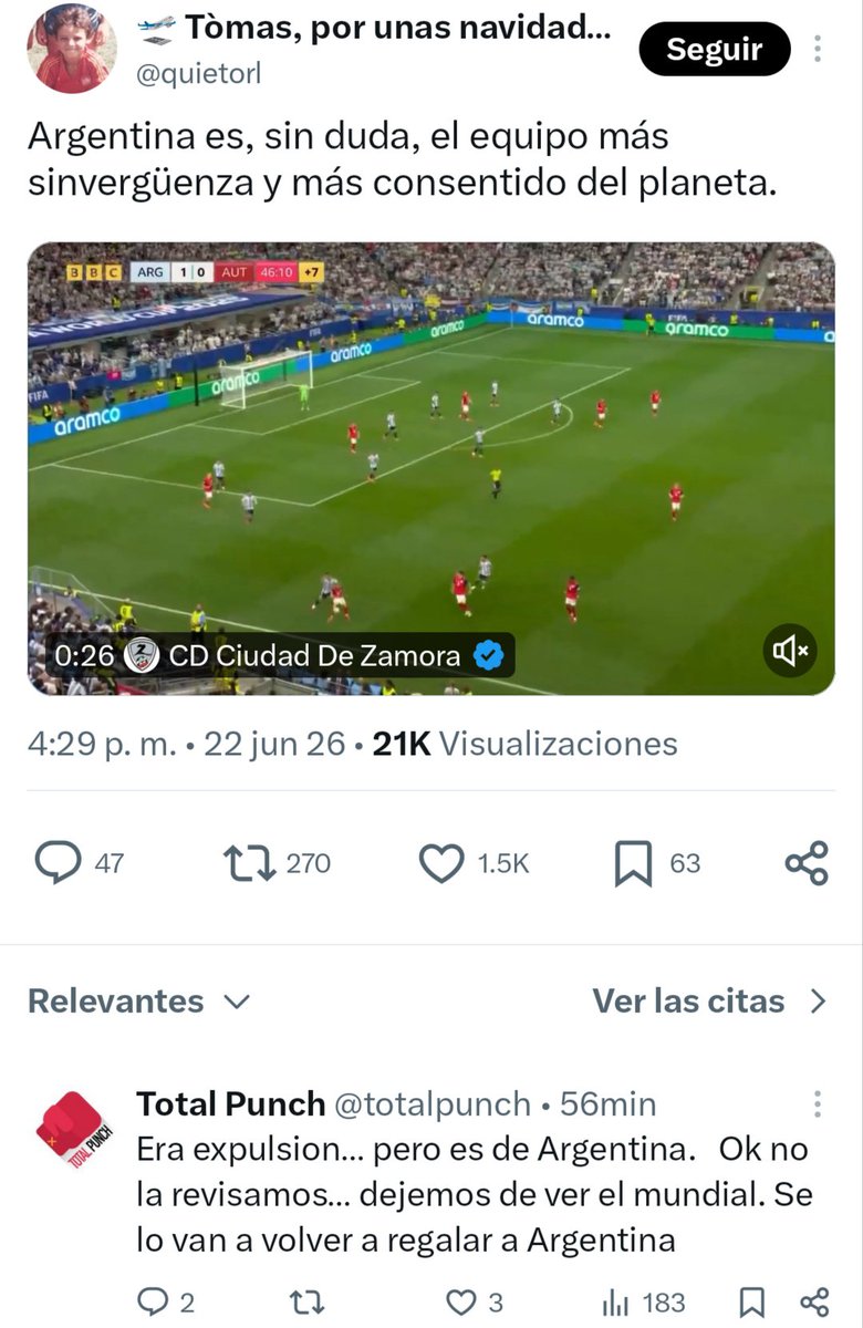 juvidu_'s tweet photo. @AndyArru Pero pagando nos inventarian penales, nos perdonan faltas de tarjeta roja 😜😜😜sería muy fácil todo. 

PD: como los quiere el mundo y toman en serio sus "triunfos" https://t.co/agRMPngMOv