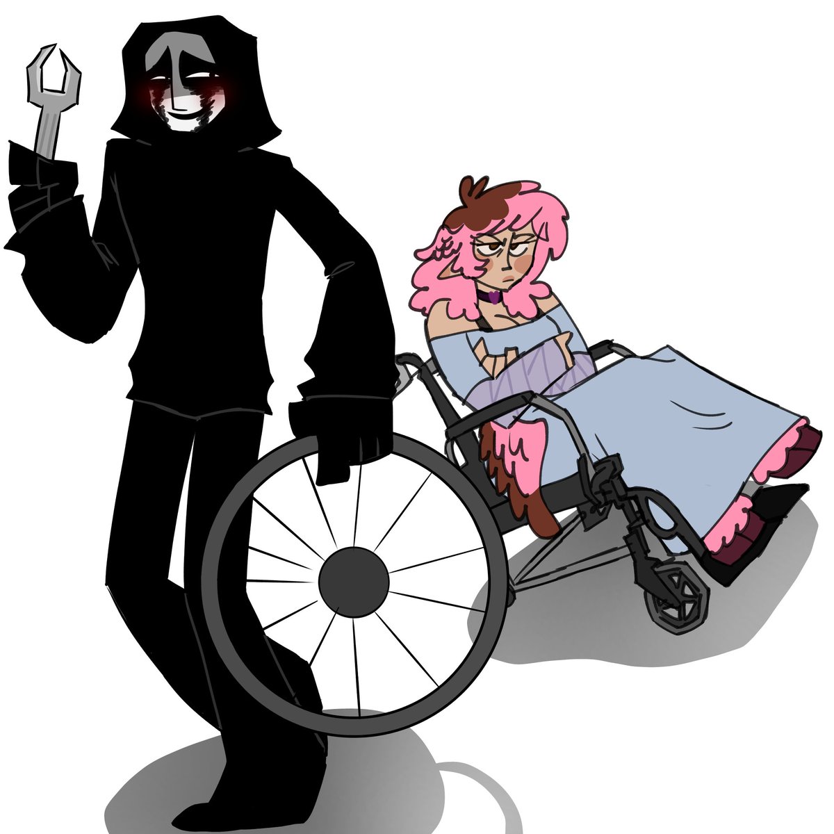 funfetti_freddy's tweet photo. the surgery was a success 👀👀
#theknocker #ocxcanon #minecraft horrormod 🪓🪽 https://t.co/9vISI6Su41