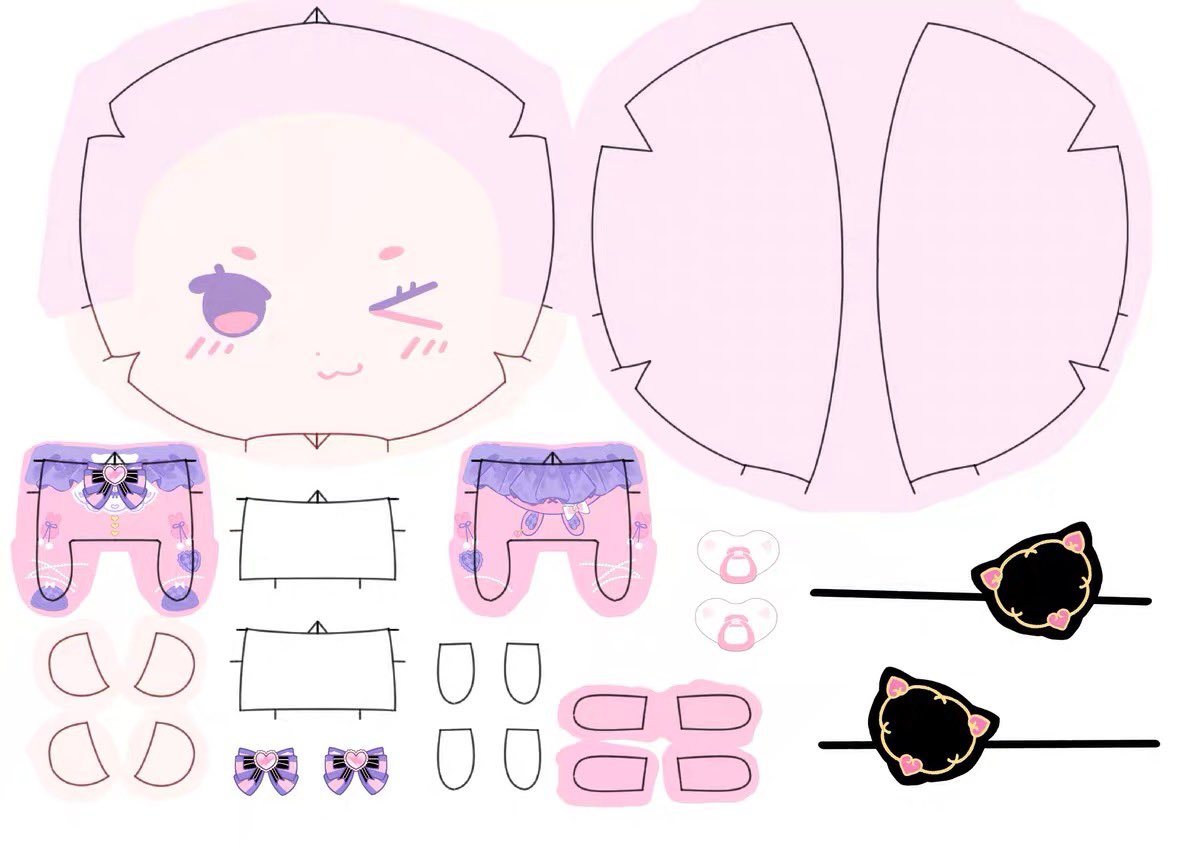 pipixiu77's tweet photo. #MariArtte 

Made this🤲🤲

Template by AAAiceself批发 on RedNote.

Adaptation &amp; illustration by me.

📄 A4 size

Personal use (printing &amp; sewing) is welcome.

Please do not redistribute or use it for commercial purposes. https://t.co/vR0ozuURd3