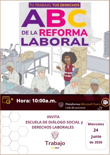 CREPIB's tweet photo. La Escuela de Diálogo Social y Derechos Laborales del Ministerio del Trabajo, hace extensiva invitación para participar en el evento de capacitación en materia de: ABC de la REFORMA LABORAL  https://t.co/qQfkVaCilP https://t.co/MQB3IEZEz9