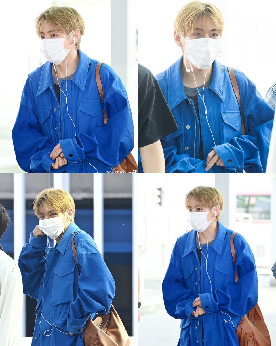 taeguide's tweet photo. Blonde Taehyung is back https://t.co/yQ96ZAtYy1