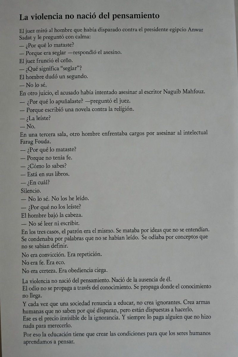 Nirrovi's tweet photo. La violencia no nació del pensamiento https://t.co/wsdF8RKVLr