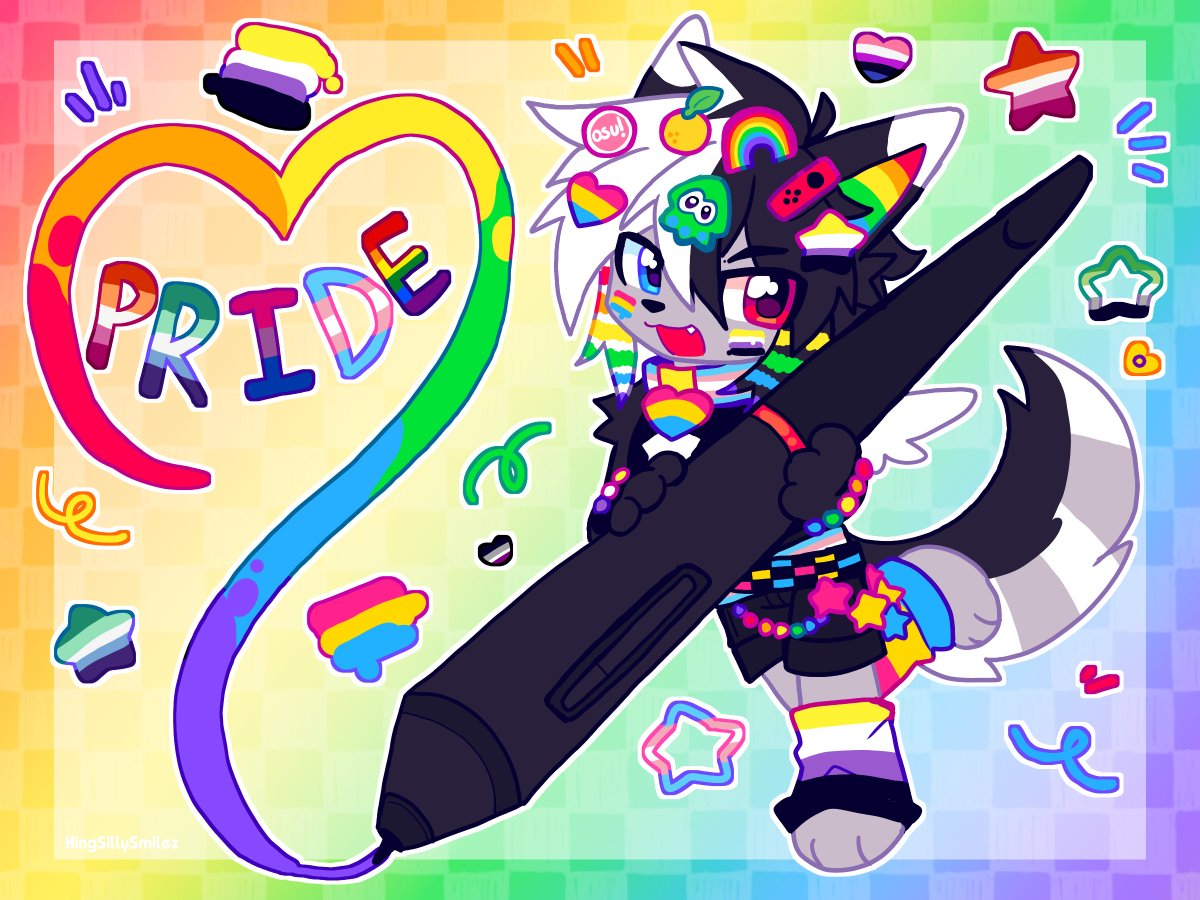 kingsillysmilez's tweet photo. Happy Pride ❤️🧡💛💚💙💜 https://t.co/fBepdSgWAg