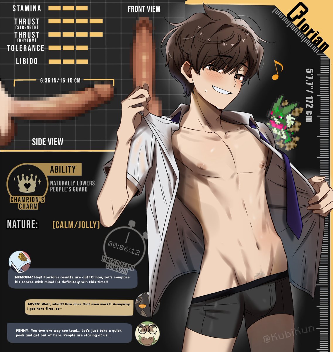 KubiKun's tweet photo. Each has their own charm... And they sure are healthy— 🥵😳📝 https://t.co/lB5VCAdDjG