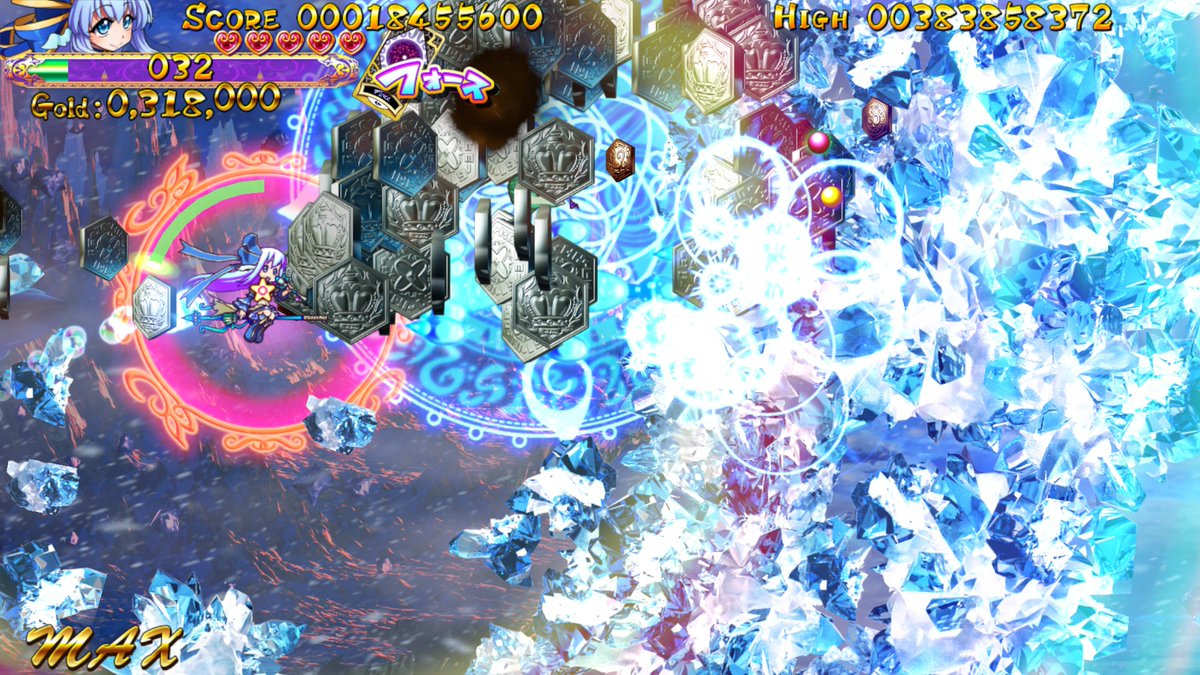 digitalmebius's tweet photo. 【イベント情報】6/27,28に
大阪日本橋ジョーシンさんで行われます
日本橋ゲームショウにメビウスも出展いたします。

シューティング開発で定番の
ロケットエンジンさん開発
Nintendo Switch™2版
「トラブル☆ウィッチーズ
　ふぁいなる！　ラストエンド」をご試遊頂けます。

撃って、買って、ぶっ放せ！
魔法少女たちの最後の大騒ぎ！

ご試遊いただけた方には缶バッジプレゼント！

#日本橋ゲームショウ
#トラブルウィッチーズ
#ロケットエンジン