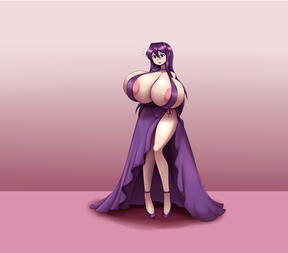 Metachoked's tweet photo. Yuri dressed really well for this date but uh... I guess her breasts had other plans 1/2 https://t.co/rTcMWwAwDD
