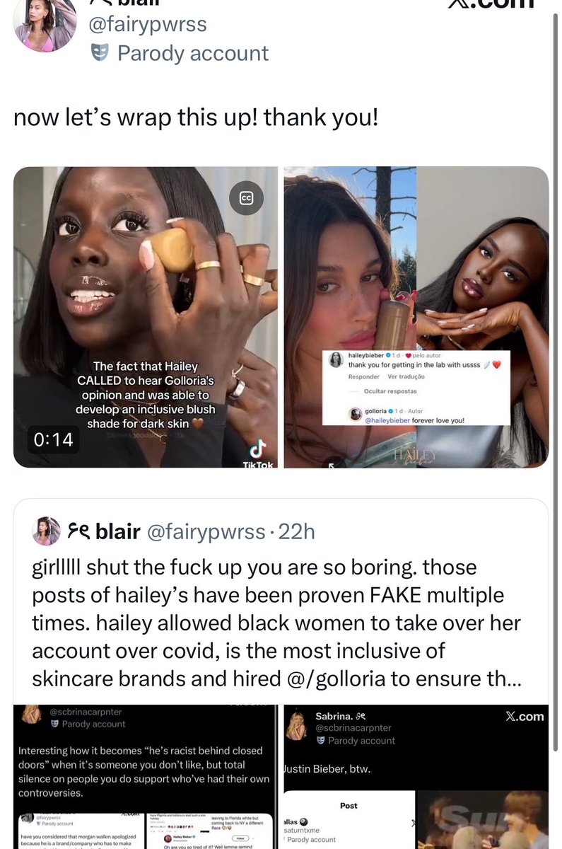 SweetartChef's tweet photo. Not them w the excuses for Hailey racist behavior! We all know those tweets and videos were real &amp; Justin did apologize each and every time they resurfaced yet Hailey has yet to do it once she even worked w sever problematic brands that yall excuse https://t.co/KS7pjHRlhm
