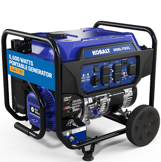 LordOfDiscounts's tweet photo. ⚡️Kobalt 49 State 6830 Starting / 5500 Running Watt Gas and Propane Dual fuel Portable Generator, now $449 via Lowe's

⬇️ 36% Price Drop

🔗 - https://t.co/oCkPyWUH5C https://t.co/Gk6TYgJfN5