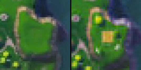 AllyJax_'s tweet photo. The landscape in OG S9 is still being even more smoothed out.

Why they have continued doing this since OG S5 despite the backlash is beyond me.

I'll have more to say about this in the main map issues thread but.. cmon Epic :/ https://t.co/gAif037bcT