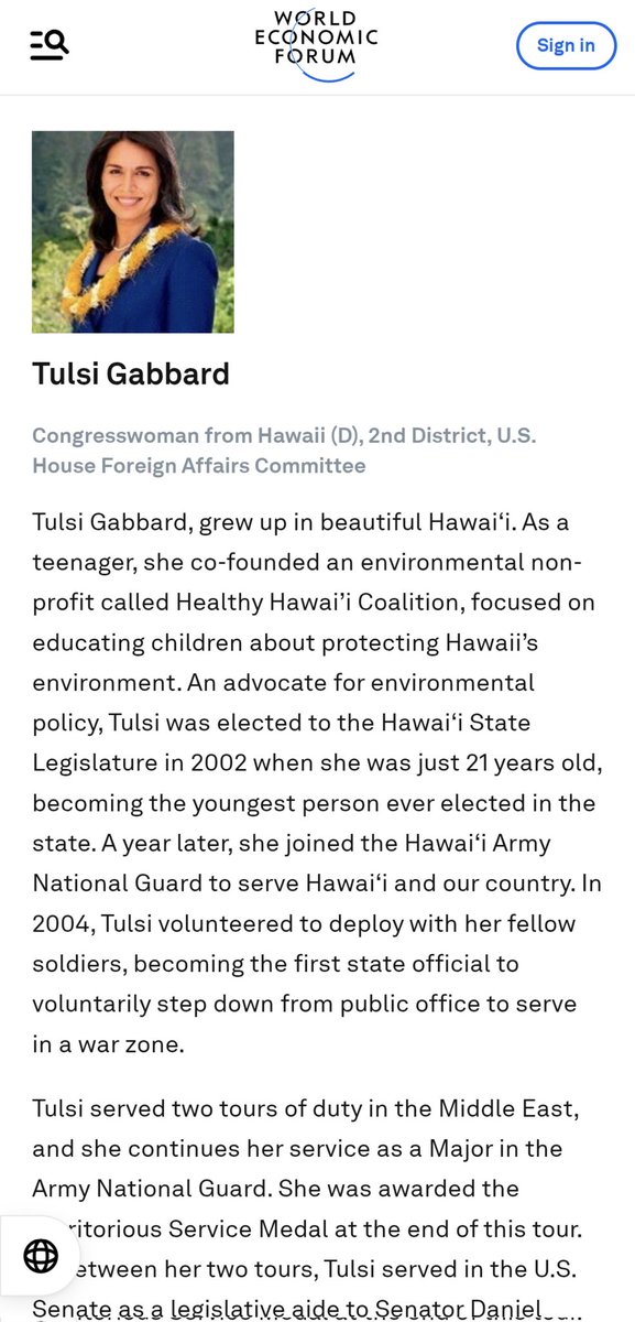 Sendxicptohell's tweet photo. 先強調一次Tulsi Gabbard 曾被選為WEF Young Global Leaders.她是達沃斯黨培養的。
這次先釋放夾私貨的美國資助烏克蘭生物實驗室所謂情報，然後用福奇話題迅速轉移被扒是俄羅斯情報散播的虛假信息。
其實福奇是冷飯，只是回鍋熱一熱重新加佐料。
冷飯核心：lab leak 理論、WIV 資助（EcoHealth ~60 萬美元）、Fauci 壓制不同意見、Proximal Origin 論文等，這些從 2020–2024 年就已經透過 FOIA 文件、Rand Paul 聽證、House 調查等��覆炒過。不是新發現。
新佐料：
Gabbard 作為 DNI 官方解密更多內部 email、通訊記錄、whistleblower 指控，強調 Fauci 與情報界的直接互動、矛盾證詞。
結果：然並卵，不會起訴，難道僅僅是隱瞞病毒嗎？疫苗才是真正的主角，照舊推銷！
就這幫玩政治的後台牽線前台木偶表演，讓民眾在這些信息裡互相懟，實際意義在哪裡？公眾知道了又怎麼樣？沒有任何懲罰，疫苗死亡還在進行中！