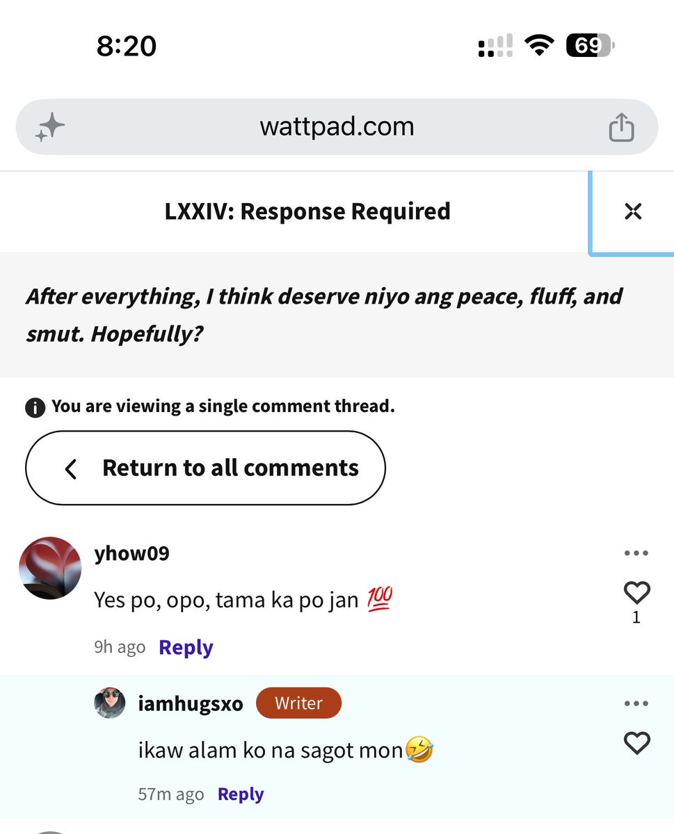 wickedspeck's tweet photo. Bwahahah author knows me too well 😌🤭🫣 eeeekkkk malapit na ulit magka “mature content ahead” 🤭🤭🤭 @clau_0821 https://t.co/ZMnnjQSudS