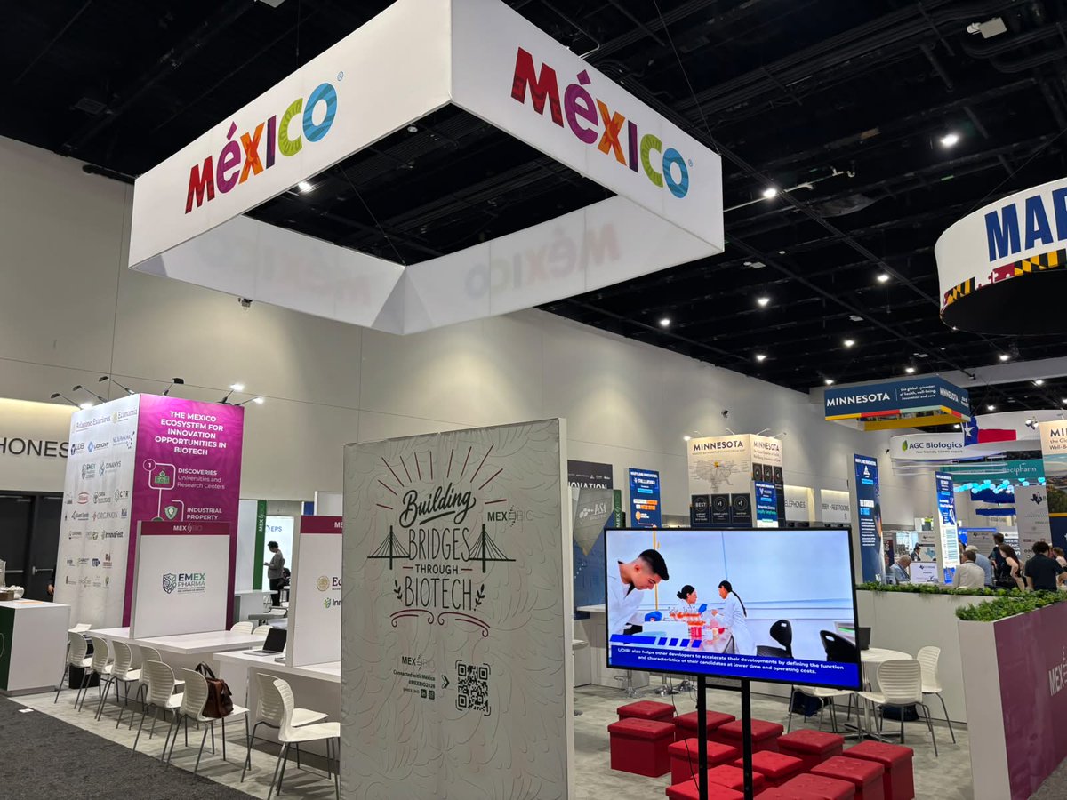 SE_mx's tweet photo. México participa en la convención mundial de biotecnología en Estados Unidos, BIO International Convention, con presencia de 73 países y más de 21 mil registros. https://t.co/JcVGzNW6QY