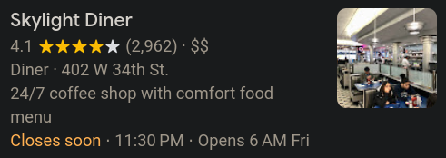 ImpCouncil's tweet photo. @growing_daniel It's all fake now. I went to a "24/7" diner at 3am once and it was fucking closed https://t.co/F4FrJc9AqB