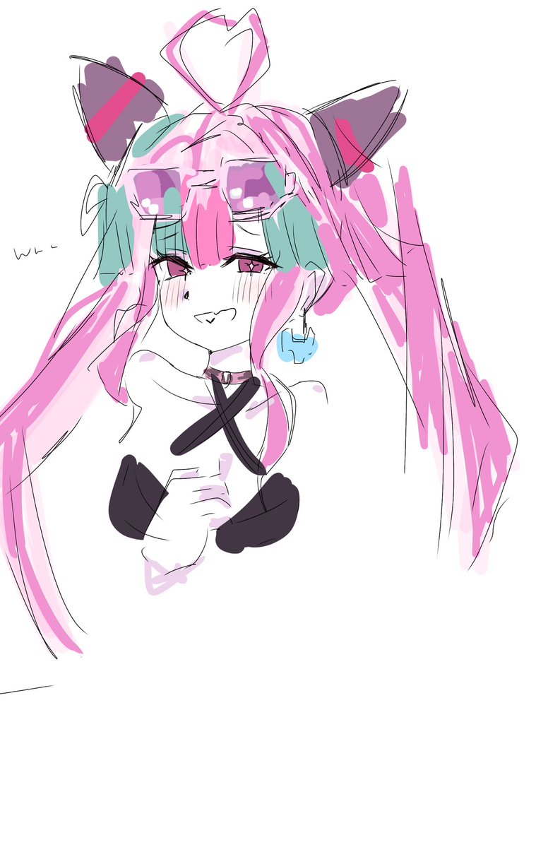 OROTIDAyo's tweet photo. 指描き　ララアンセム https://t.co/5RQkwMLf8e
