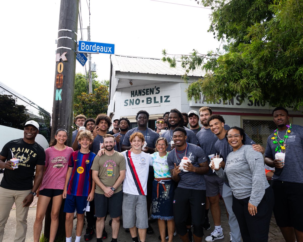 Saints's tweet photo. Welcome home rooks ⚜️ https://t.co/t7MihIcGQH