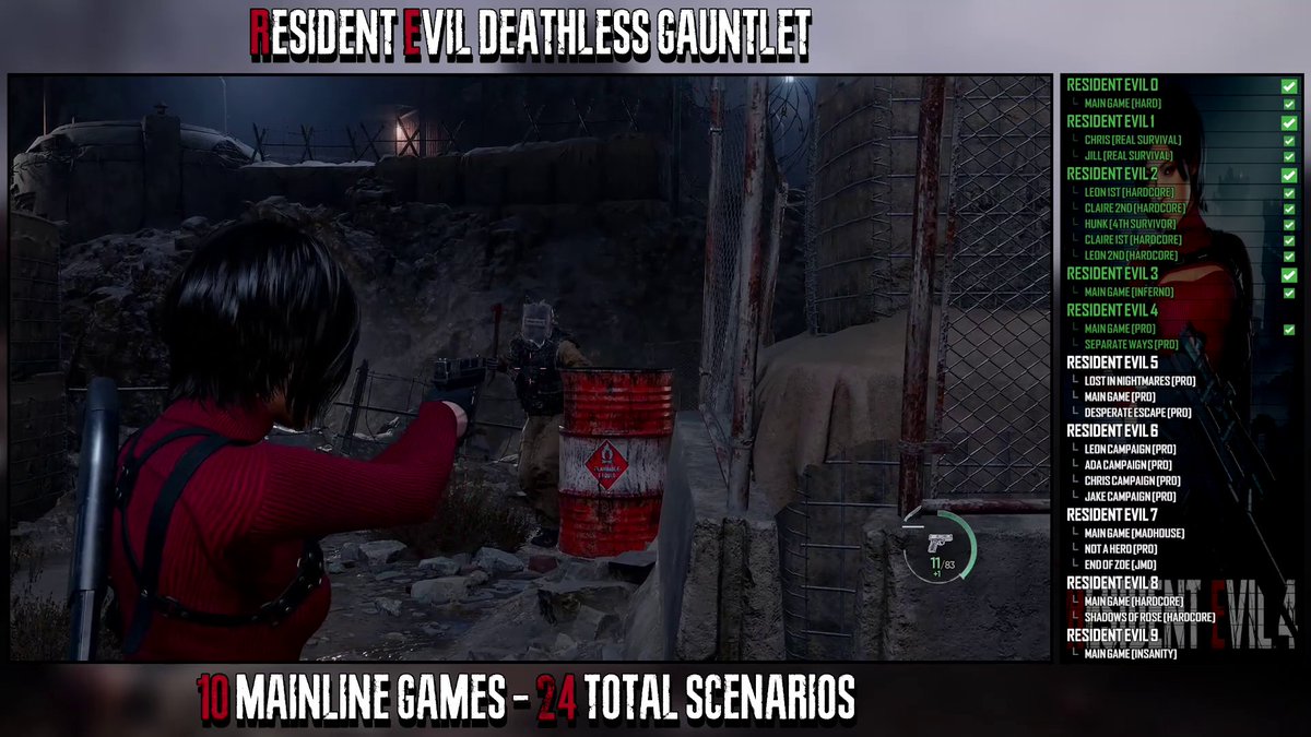 MattDaRoc's tweet photo. Let's play a game. *Jigzaw's voice*

When you take a look at this screenshot right here. 

What do you think I hit?

The Ganado or The Barrel? https://t.co/5W8lfqpSqF