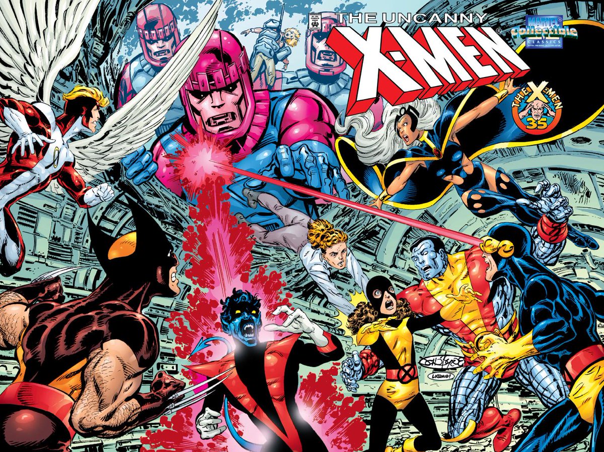 ClassicXMen's tweet photo. The X-Men by John Byrne. https://t.co/fZLgYee476